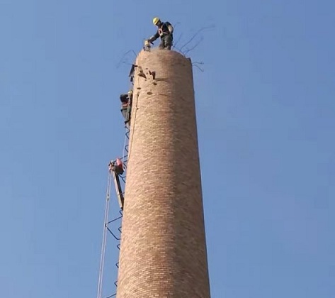 長沙拆除煙囪 長沙人工拆除煙筒